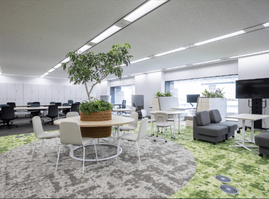 双日ライフワン東京本社のオフィス